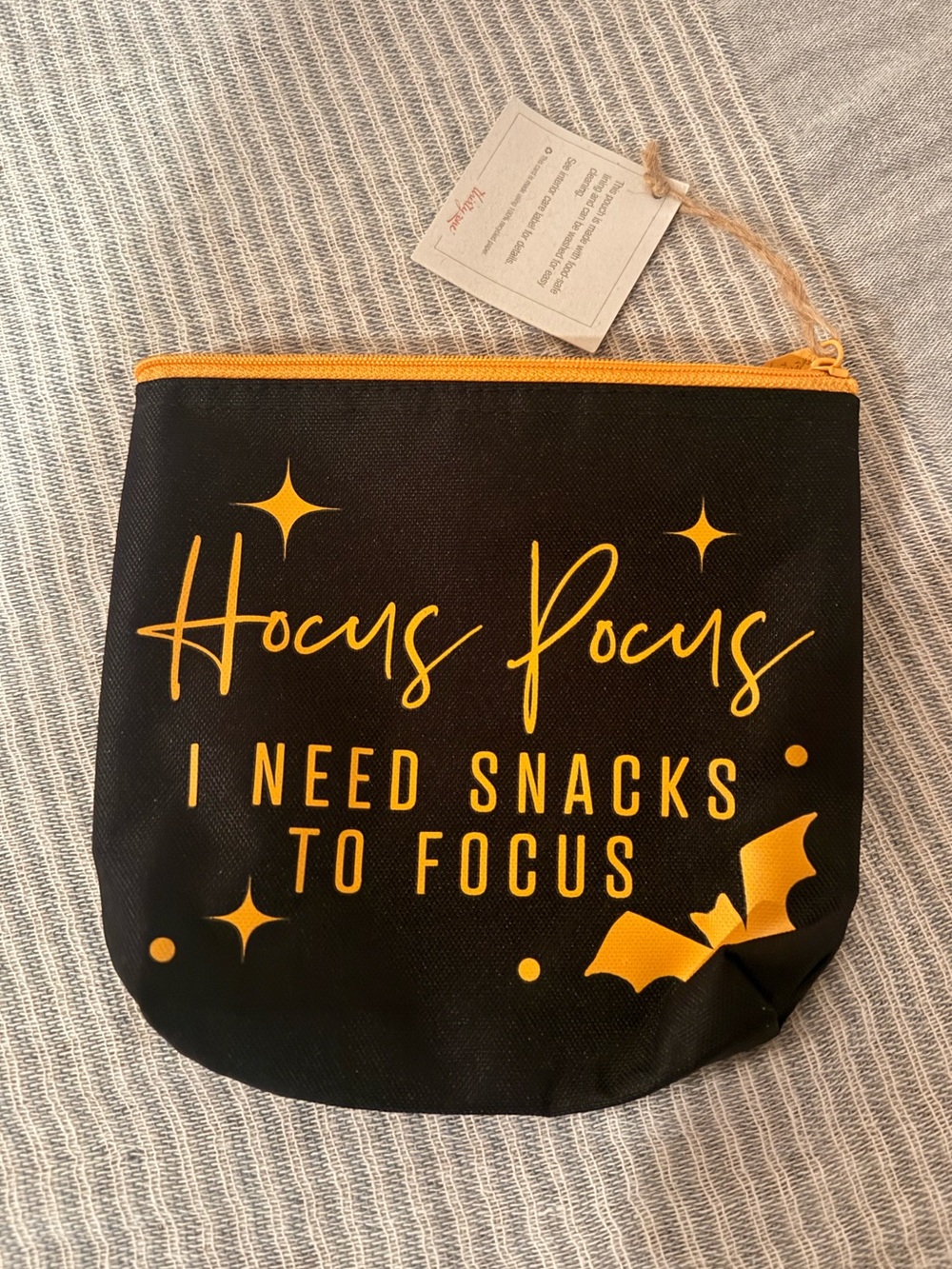 Hocus Pocus I Need Snacks to Focus - Snack & go pouch 🦇 🎃